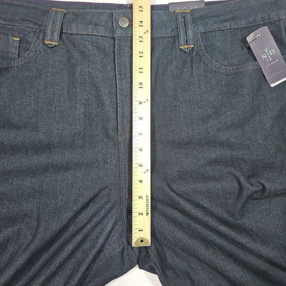 NYDJ Not Your Daughters Womens Barbara Boot Cut Jeans Size 26W‎ Dark Wash - Picture 11 of 12